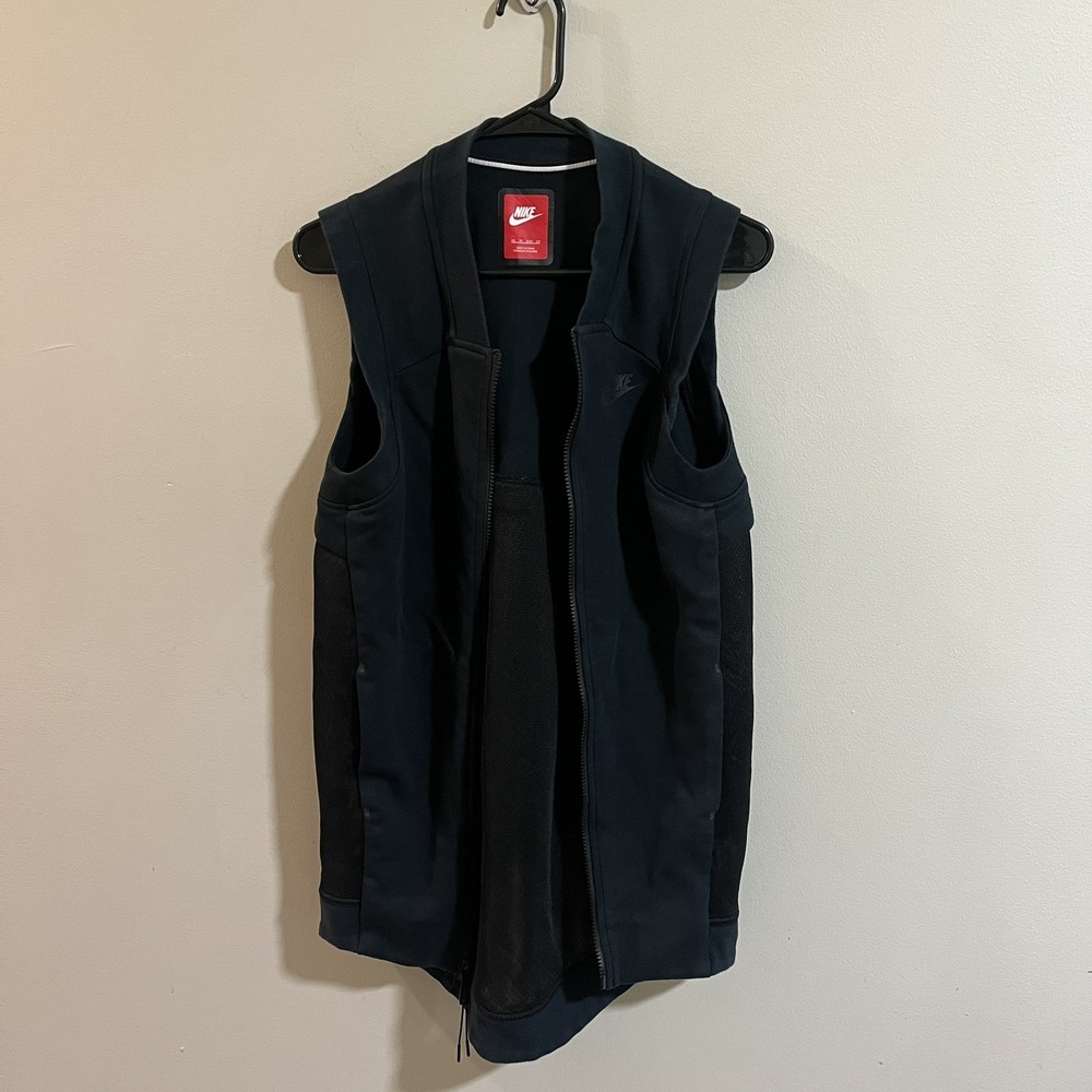Nike Mens Tech Fleece Vest‎ Black Sz Xs